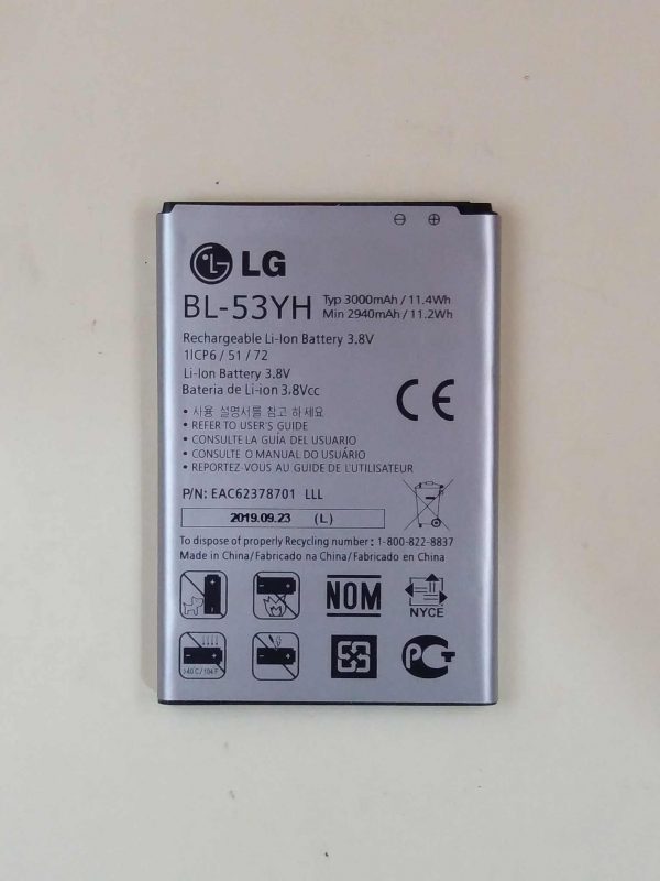lg bl53yh vs985 f400 d850 d851 d855 ls990 ls740 vs985 g3 original battery,