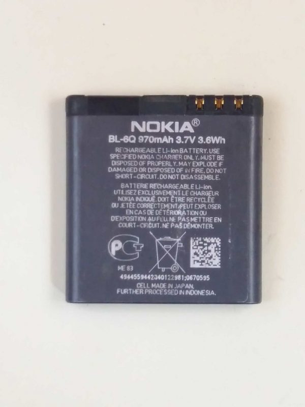 nokia bl6q back side