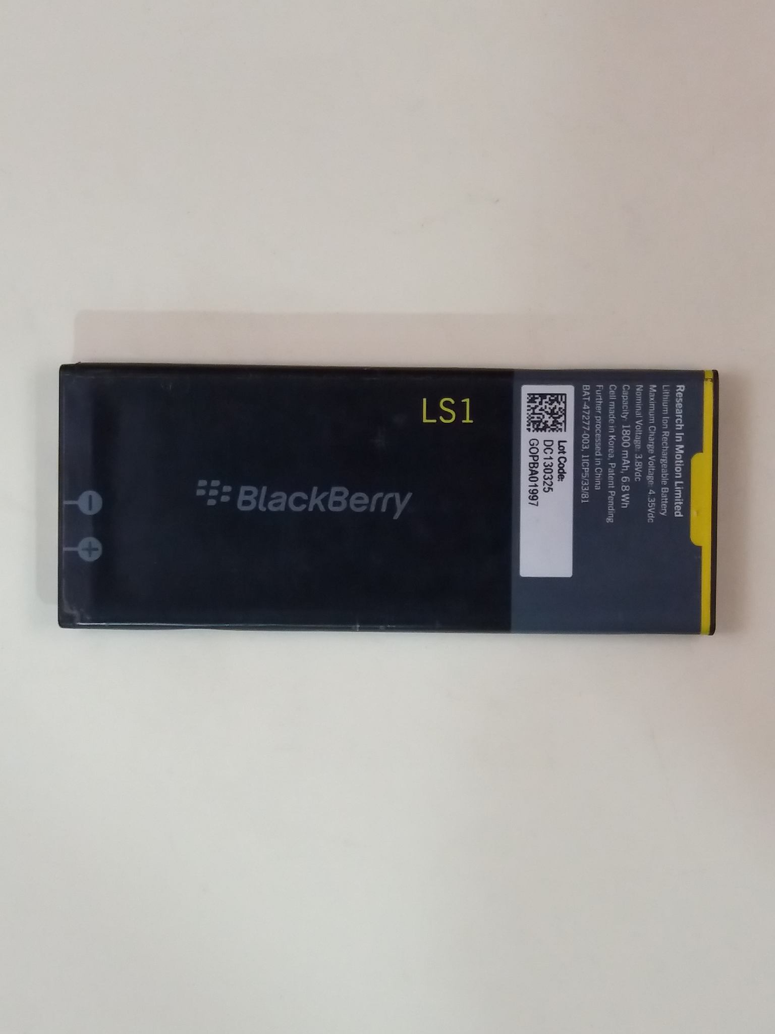 original blackberry z10 battery