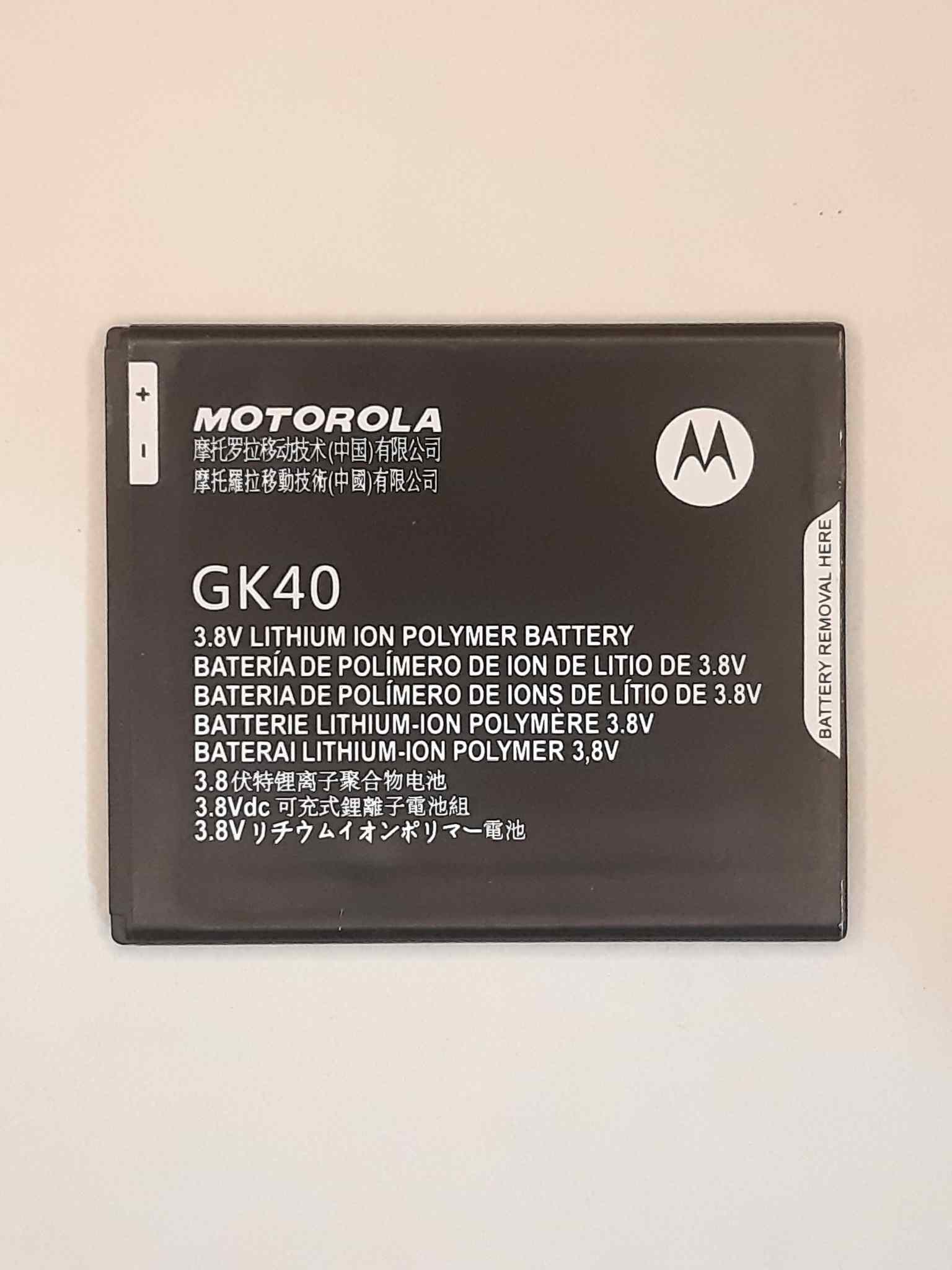 For Motorola Moto G4 G5 E4 Play XT1607 XT1609 GK40 2800mAh Replacement  Battery