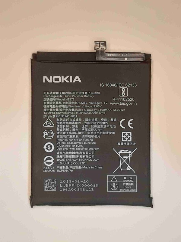 nokia 3.1 plus x71 he376 battery