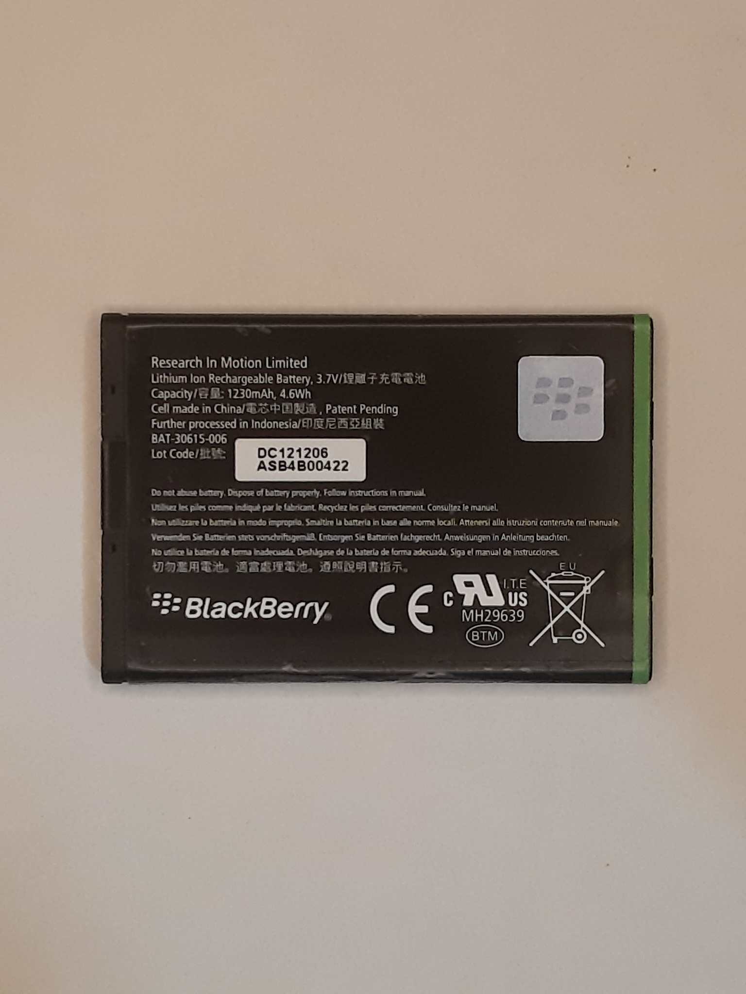 blackberry bold 4 touch 9900 9930 9790 torch 9850 9860 jm1 battery