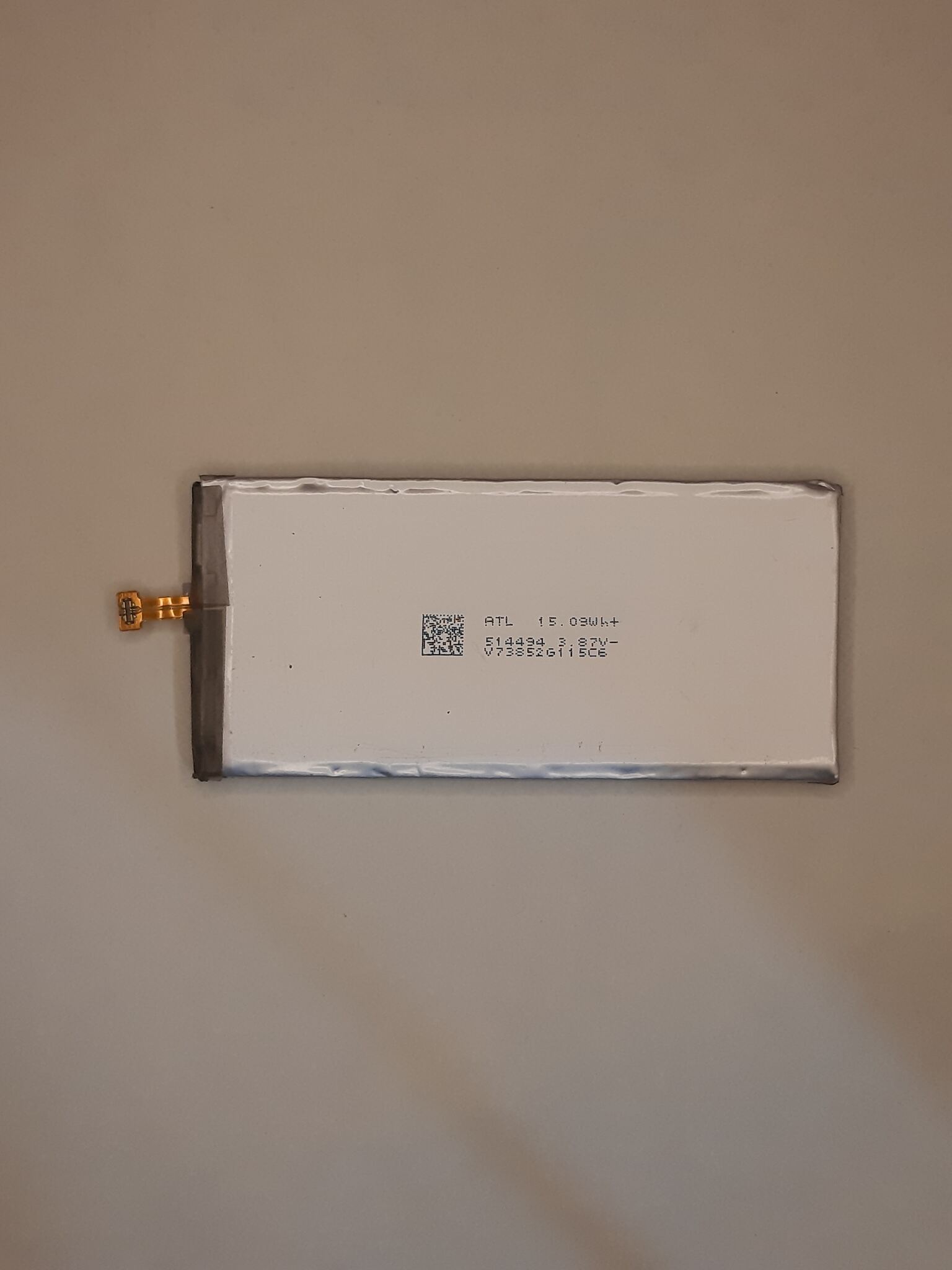 lg v50 battery backside